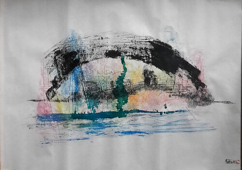Arc des Silences van Thierry BUISSON, Werk op papier te koop op Singulart
