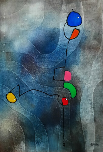 Nexus par Thierry BUISSON, Peinture en vente sur Singulart