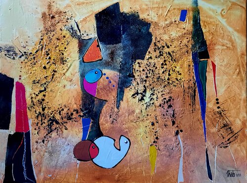 Corps Minéral par Thierry BUISSON, Peinture en vente sur Singulart