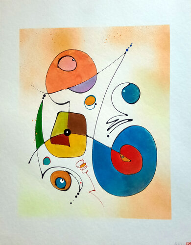 Naissance d'un mouvement by Thierry BUISSON, Painting for Sale on Singulart