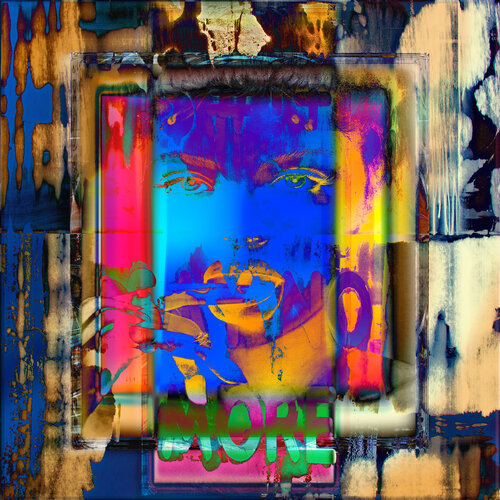 Color Face Orange Blue von Jens-Christian Wittig, Druck kaufen auf Singulart