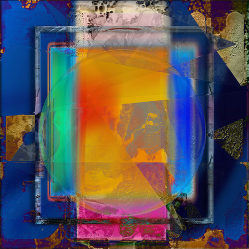 Framed Color Square di Jens-Christian Wittig, Stampa in vendita su Singulart