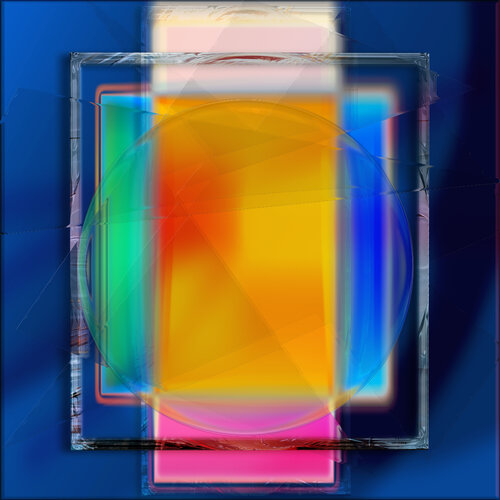 Framed Color Square pure von Jens-Christian Wittig, Druck kaufen auf Singulart