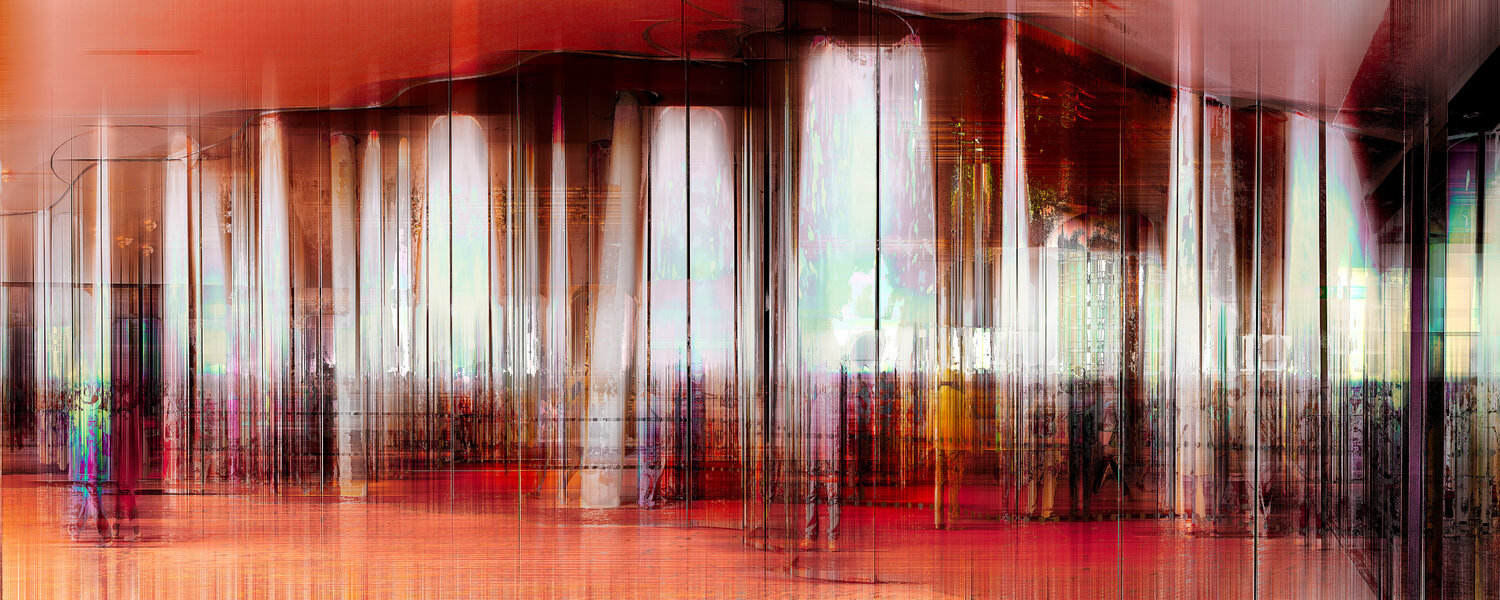 Elphi Terrasses - reflections of the sky Jens-Christian Wittig Druck zu verkaufen