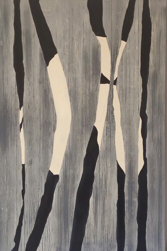Untitled 01 (from the Ribbon Fabrics series) van Benami Stern, Schilderij te koop op Singulart