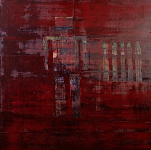 Cracks from the Past 07 van Benami Stern, Schilderij te koop op Singulart