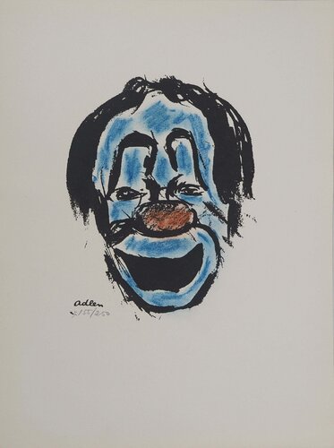 clown rieur by Michel Adlen, Print for Sale on Singulart