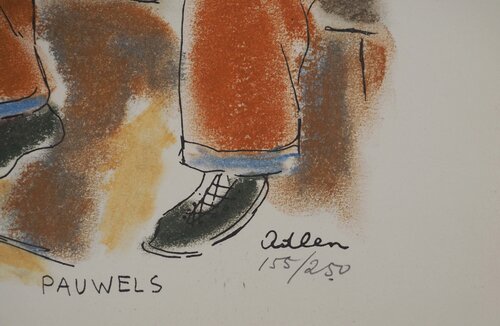 Les cavaliers van Michel Adlen, Afdruk te koop op Singulart