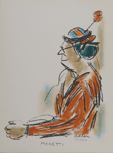 Le Clown Manetti by Michel Adlen, Print for Sale on Singulart