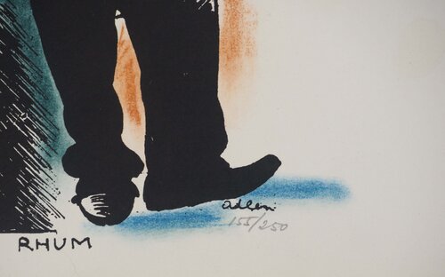 Clown danseur van Michel Adlen, Afdruk te koop op Singulart