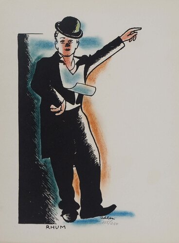 Clown danseur by Michel Adlen, Print for Sale on Singulart