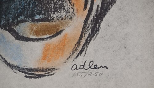 Tête de clown van Michel Adlen, Afdruk te koop op Singulart