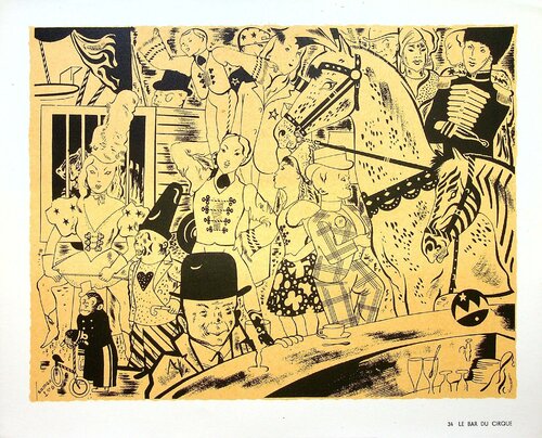 Le bar du cirque par SERGE, Édition en vente sur Singulart