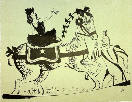 Le repos de l'écuyère van SERGE, Afdruk te koop op Singulart