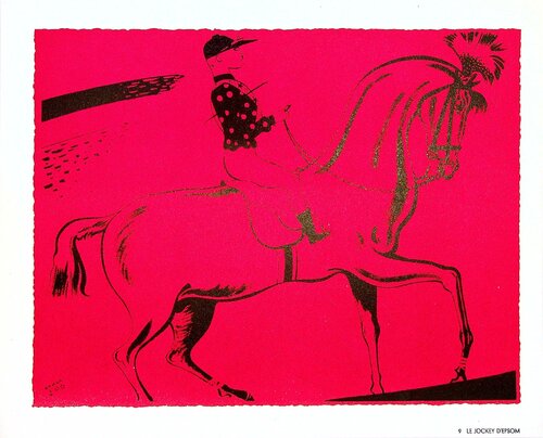 Le Jockey d'Epsom by SERGE, Print for Sale on Singulart