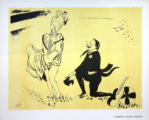 Monsieur et Madame Rossignol by SERGE, Print for Sale on Singulart