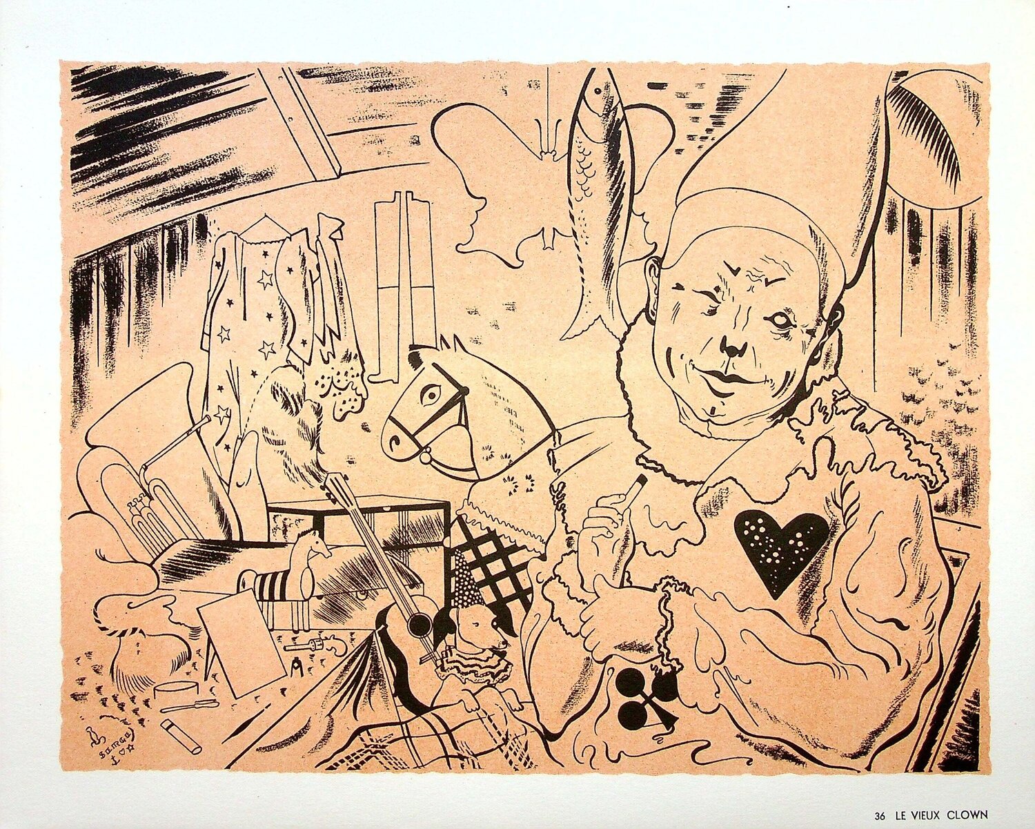 Le vieux clown SERGE Édition à vendre