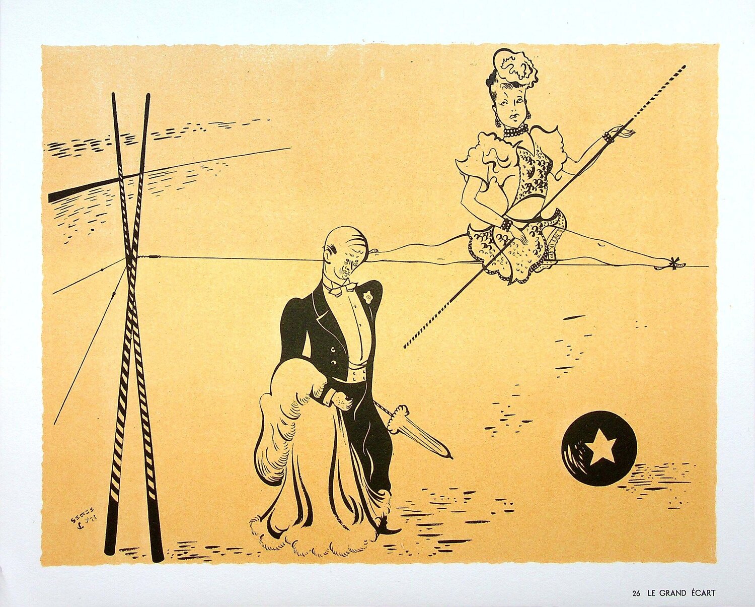 Le grand écart SERGE Stampa in vendita