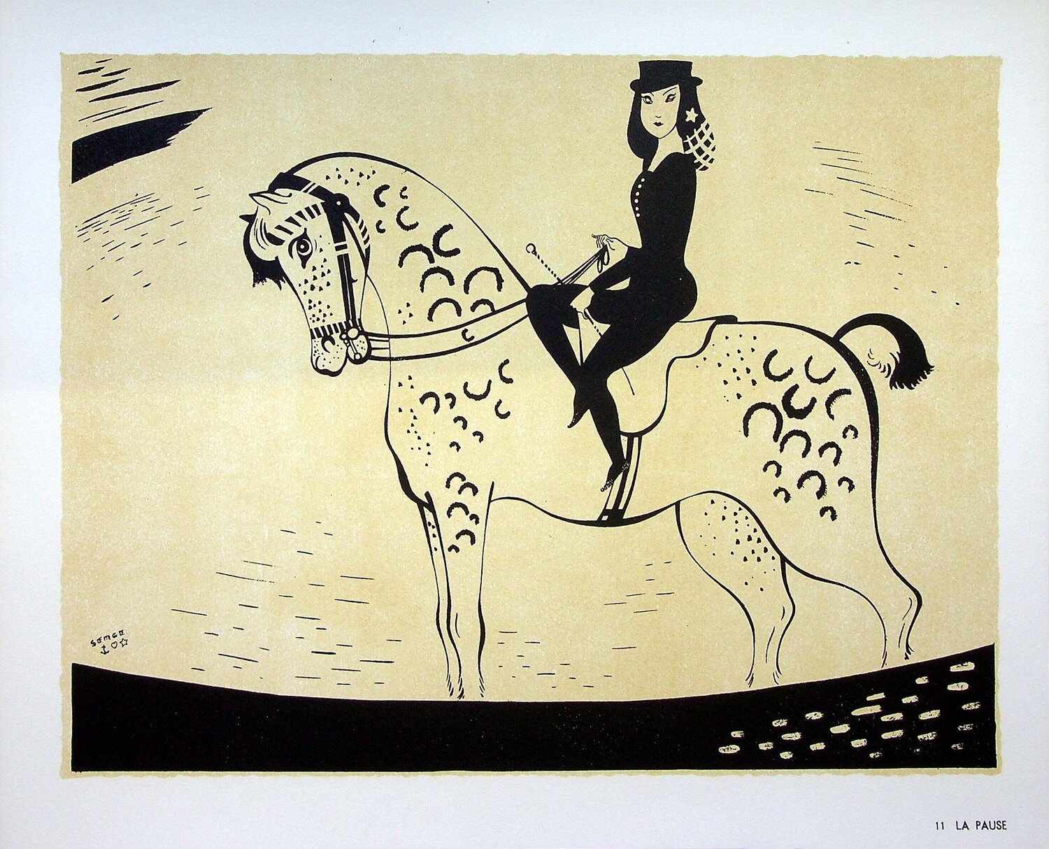 La pause SERGE 版画 販売中