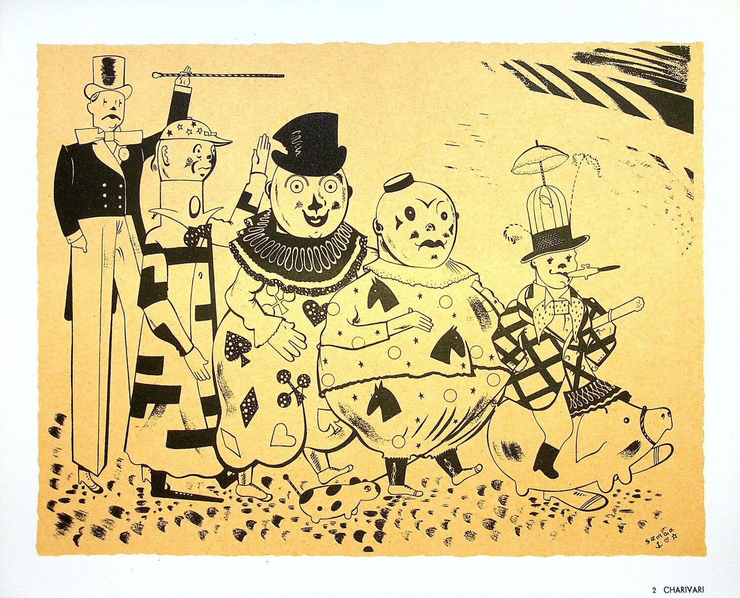 Charivari SERGE Print for sale