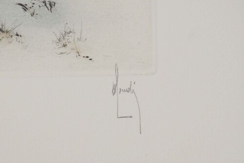 Paysage hivernal par Bernard Louedin, Édition en vente sur Singulart