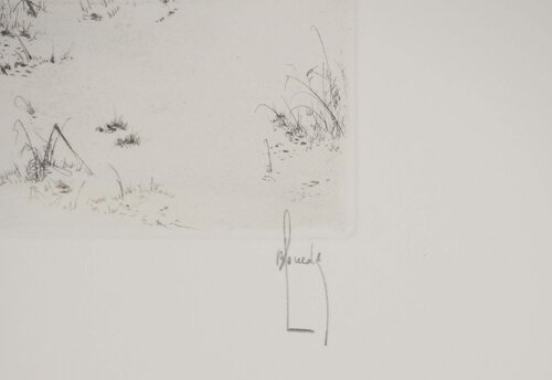 Paysage de neige par Bernard Louedin, Édition en vente sur Singulart