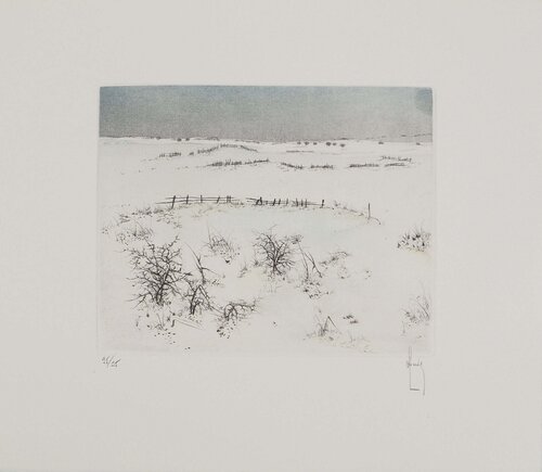 Paysage de neige by Bernard Louedin, Print for Sale on Singulart
