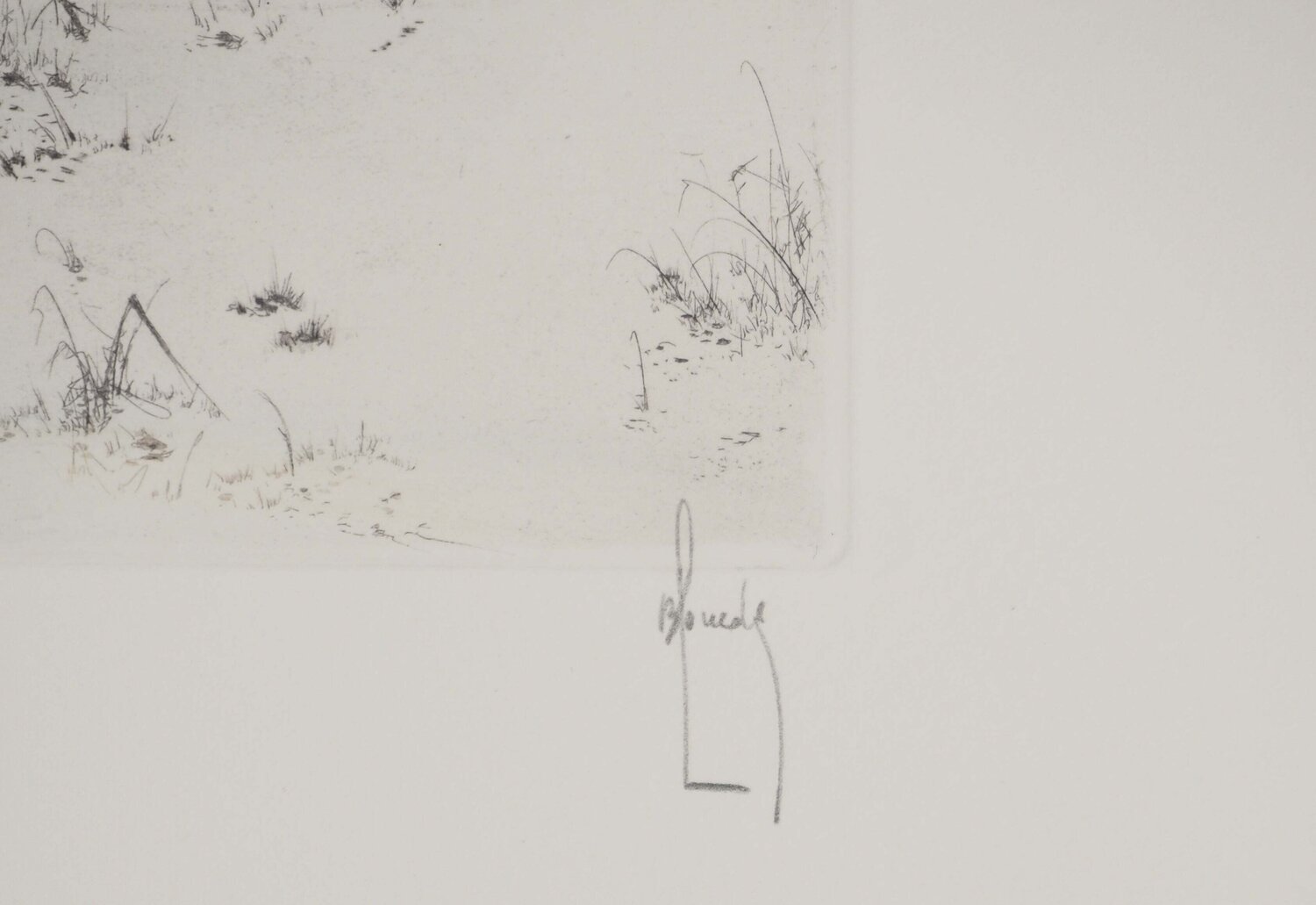 Paysage de neige Bernard Louedin Stampa in vendita