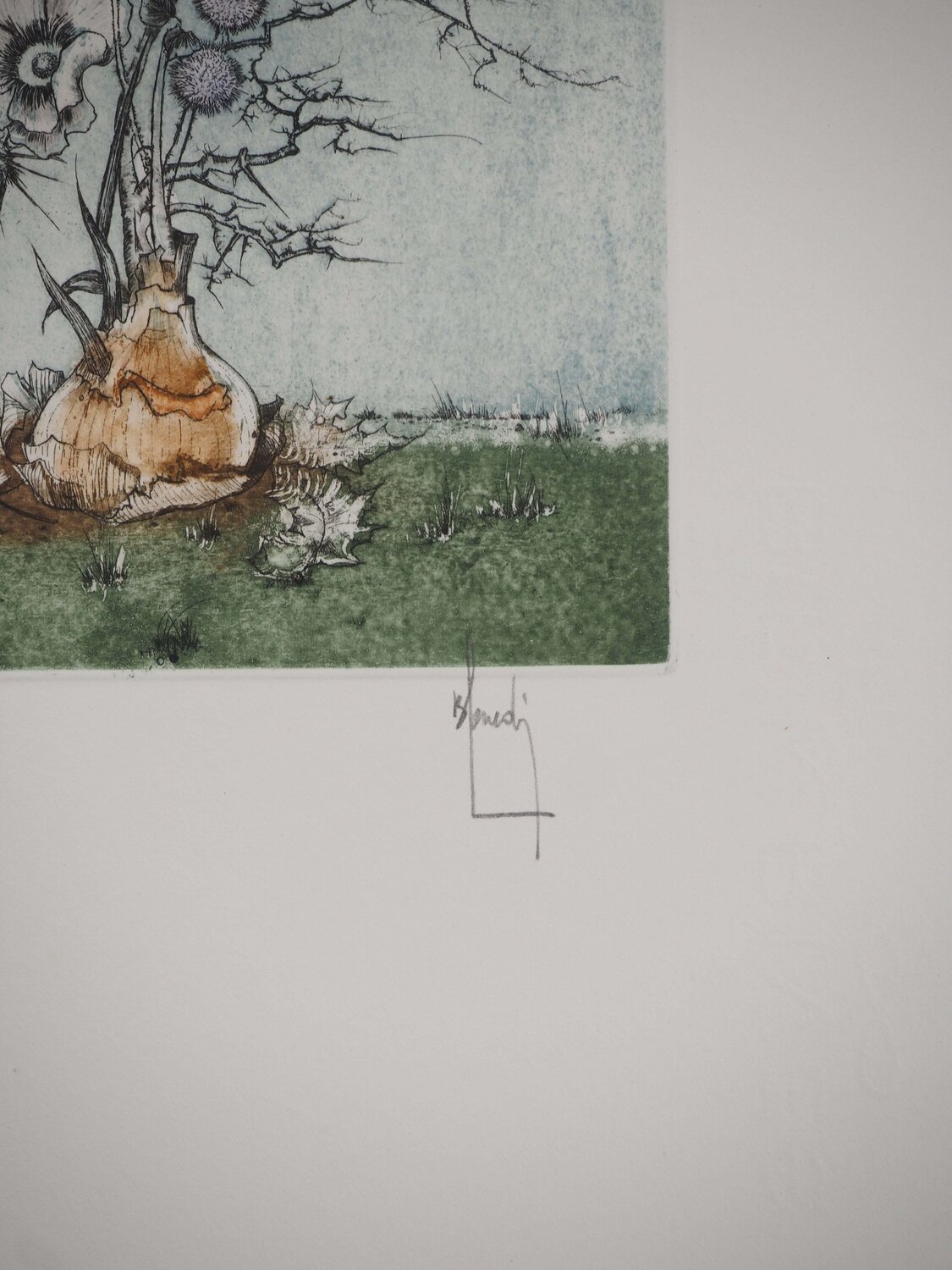 Nature morte aux fleurs Bernard Louedin Druck zu verkaufen