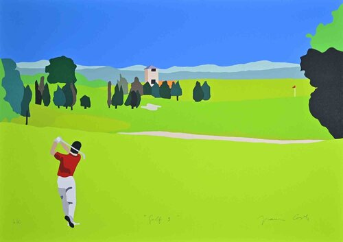Golf 3 di Franco Costa, Stampa in vendita su Singulart