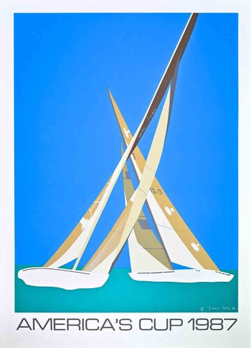 America's Cup 1987 par Franco Costa, Édition en vente sur Singulart