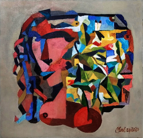 MY Garden di Malay Karmakar, Pittura in vendita su Singulart