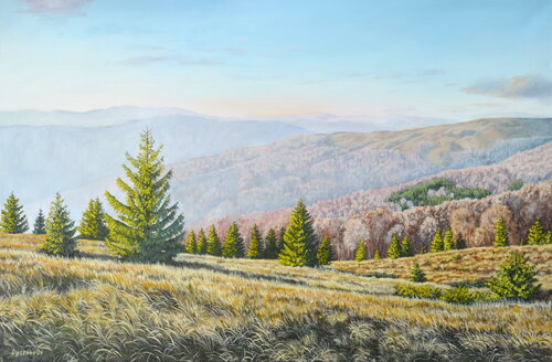 Wonderful autumn by Andrii Lysenko, Painting for Sale on Singulart