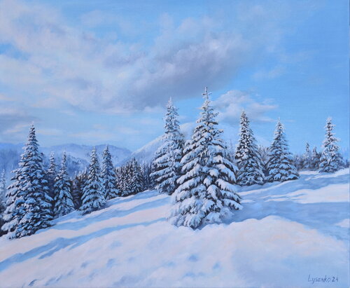 Spruce by Andrii Lysenko, Painting for Sale on Singulart