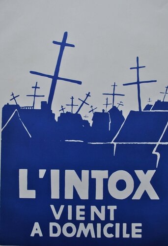 L'intox vient à domicil von Affiches) MAI 68, Druck kaufen auf Singulart