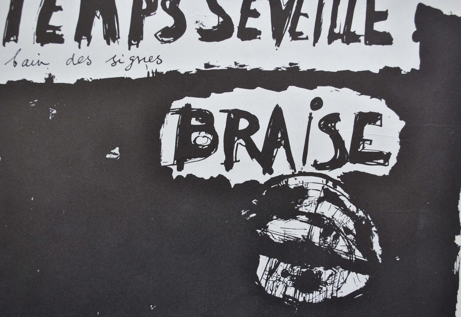 Affiche originale d'époque Affiches) MAI 68