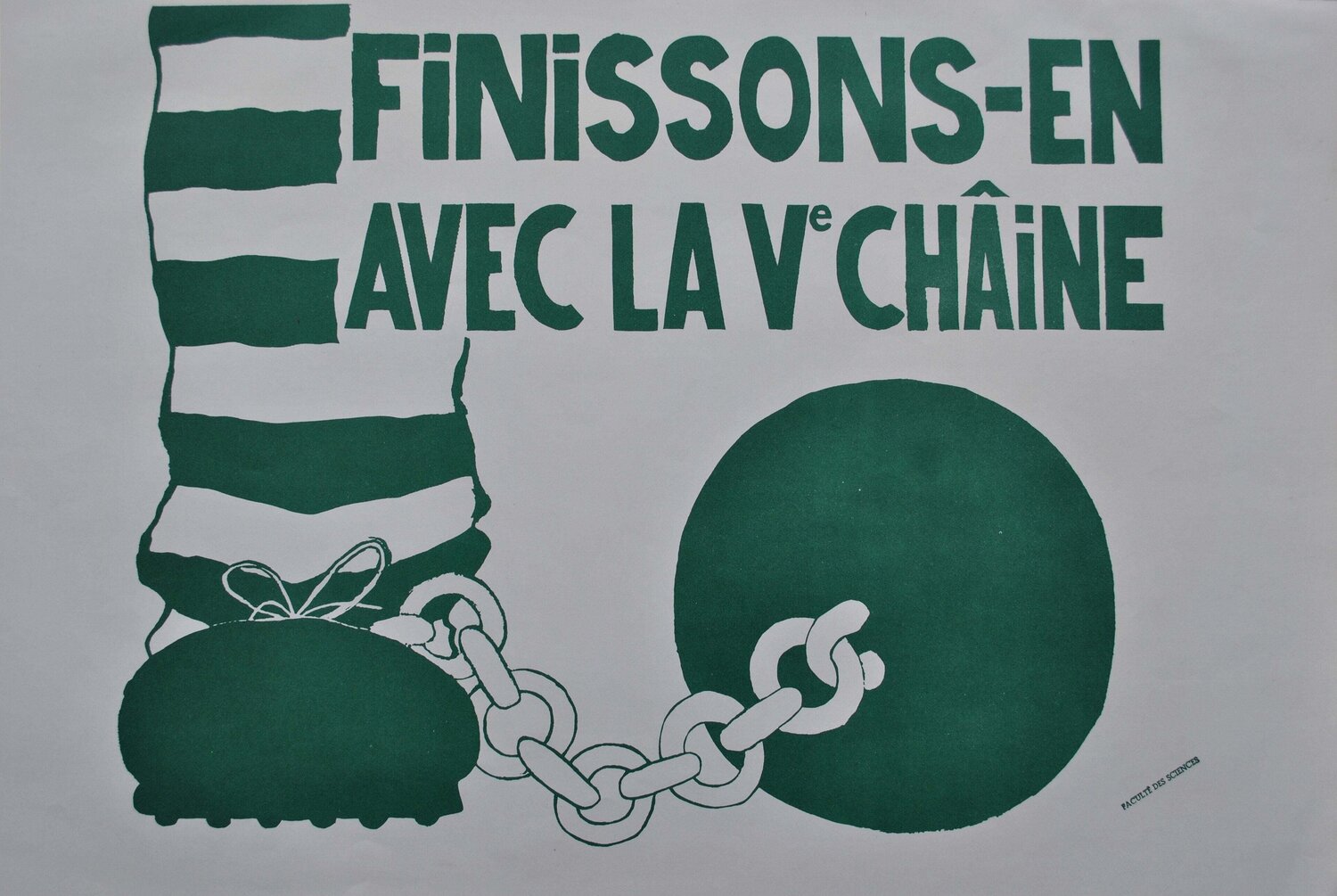 Affiche originale d'époque Affiches) MAI 68