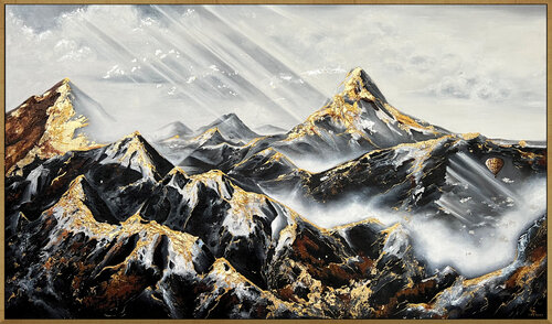 The Greatness of the Mountains von Victoria Stepanovska, Malerei kaufen auf Singulart