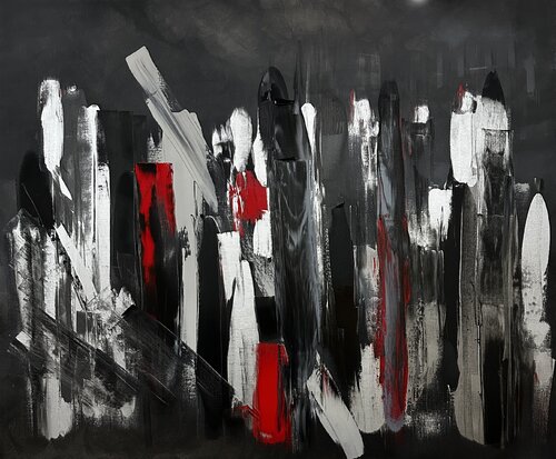 UNTER DRUCK I - Kernlast van Rhea Callen, Schilderij te koop op Singulart