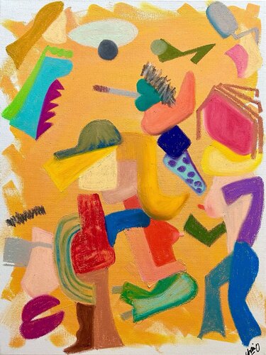 Sueño de Fiesta di Chaimae Oualid, Pittura in vendita su Singulart