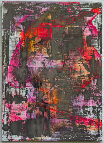 Transparenz in farbiger Bewegung von Rupert Bronner, Malerei kaufen auf Singulart