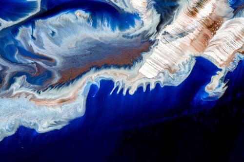 Blaues Meer Detail 2 de Rupert Bronner, Fotografía a la venta en Singulart