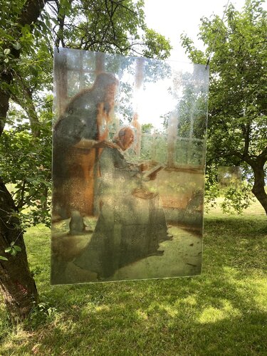 Danielle et Nicole dans l'atelier de son père by Daniela MELZIG, Other Media for Sale on Singulart