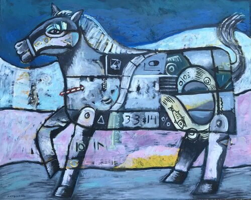 The morning horse de Roberto Munguia, Pintura a la venta en Singulart