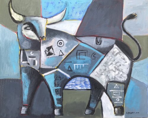 Toro Fina Estampa de Roberto Munguia, Pintura a la venta en Singulart