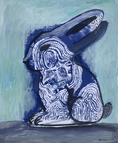 My little lucky rabbit von Roberto Munguia, Malerei kaufen auf Singulart