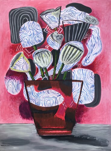 Exotic Flowers de Roberto Munguia, Pintura a la venta en Singulart