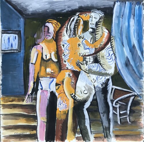 El Trio de Roberto Munguia, Obra en papel a la venta en Singulart