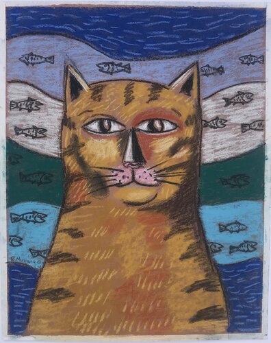 To Many Fish by Roberto Munguia, Work on Paper for Sale on Singulart