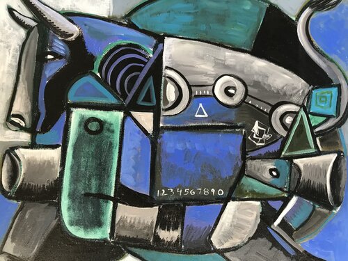 Mechanic Blue Bull Roberto Munguia